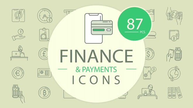 Photo of Finance And Payments Icons – Motionarray 1237129