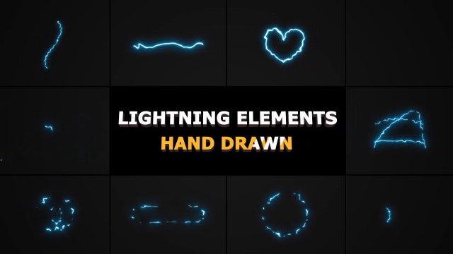 Photo of Lightning Elements – Motionarray 1443997