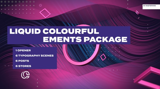 Photo of Liquid And Colourful Elements Package – Motionarray 1208466