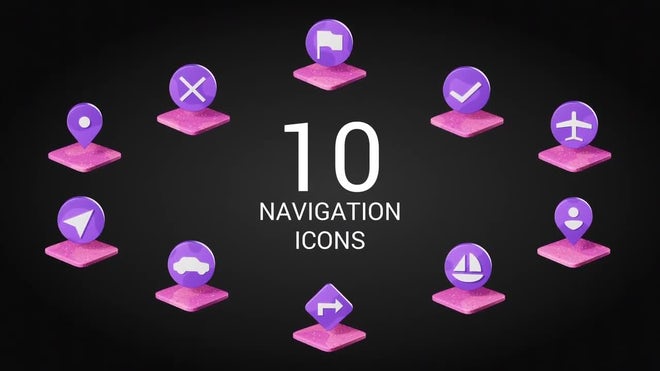 Photo of Navigations Icons – Motionarray 1450171