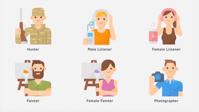 Photo of People & Lifestyle Animated Icons – Motionarray 1422171