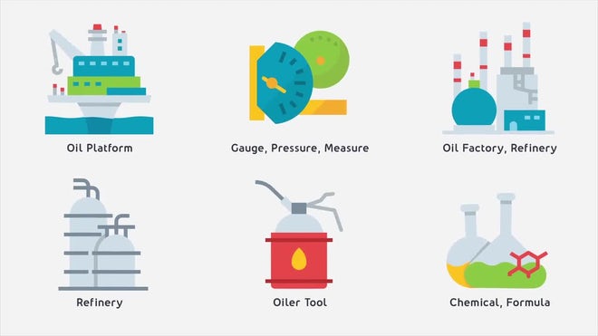 Photo of Petroleum & Oil Animated Icons – Motionarray 1430583