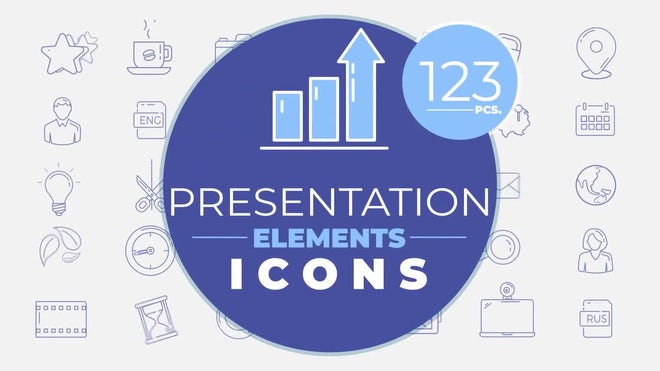 Photo of Presentation Elements Icons – Motionarray 1237039