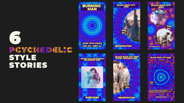 Photo of Psychedelic Style Stories – Motionarray 1421470