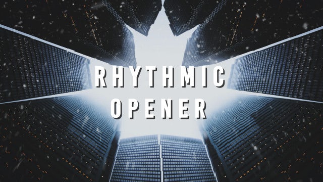 Photo of Rhythmic Opener – Motionarray 1446196