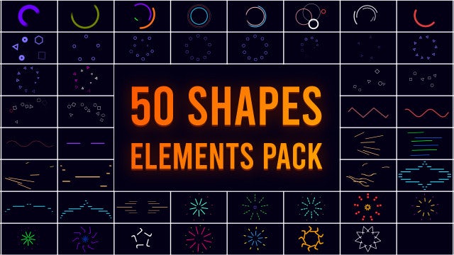 Photo of Shape Big Pack – Motionarray 1437472