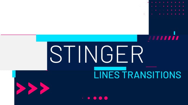 Photo of Stinger Lines Transitions – Motionarray 1419613