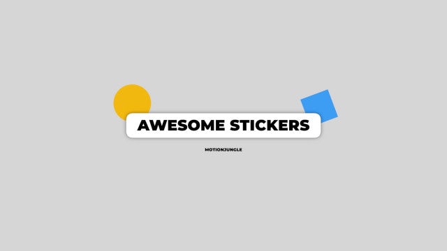 Photo of Awesome Stickers – Motionarray 1577724