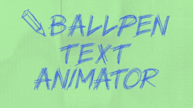 Photo of Ballpen Text Animator – Motionarray 1596030