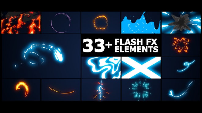 Photo of Flash FX Elements Pack – Motionarray 1239460
