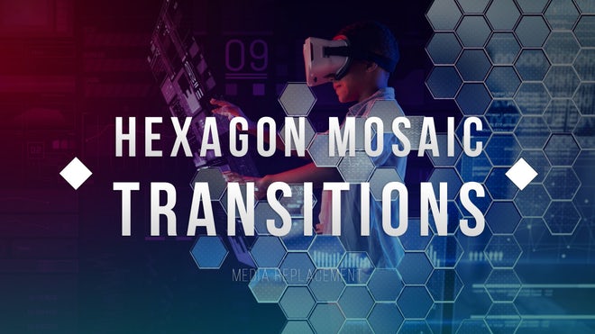 Photo of Hexagon Mosaic Transitions – Motionarray 1241840