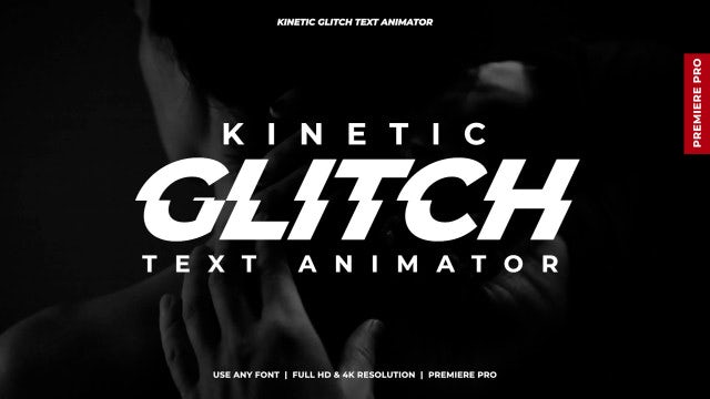 Photo of Kinetic Glitch Text Animator – Motionarray 1572109