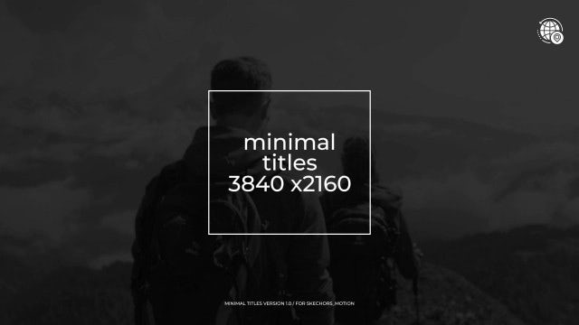 Photo of Minimal Titles – Motionarray 1565895