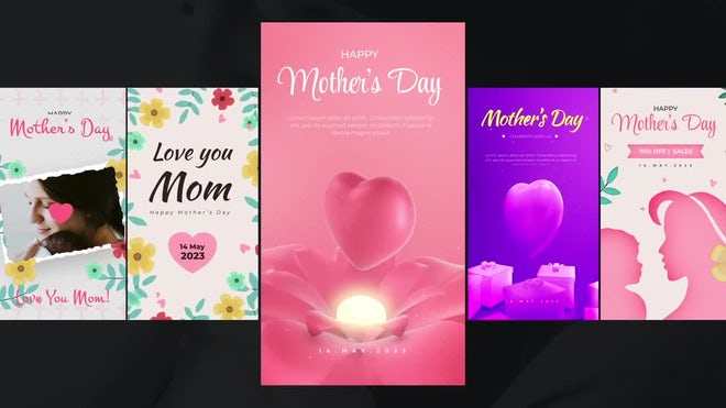 Photo of Mothers Day Stories Pack – Motionarray 1598781