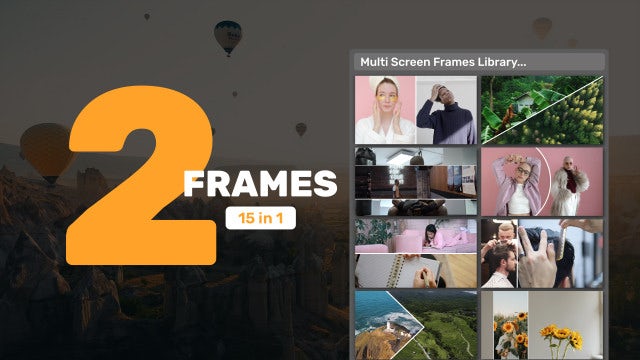 Photo of Multi Screen Frames Library – 2 Frames – Motionarray 1569775