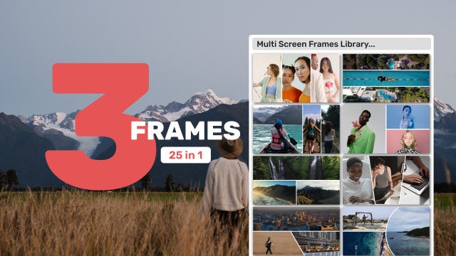 Photo of Multi Screen Frames Library – 3 Frames – Motionarray 1577128