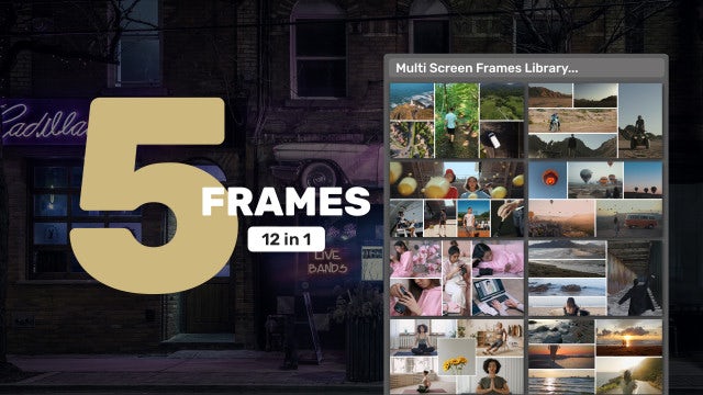 Photo of Multi Screen Frames Library – 5 Frames – Motionarray 1577741