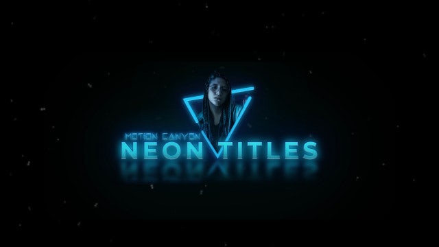 Photo of Neon Titles – Motionarray 1571011