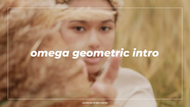 Photo of Omega  – Geometric Intro – Motionarray 1561332