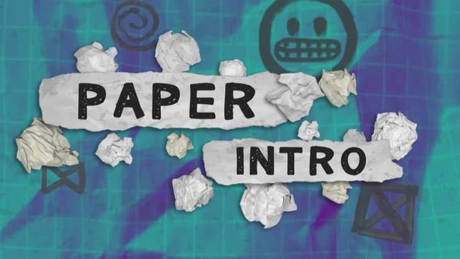 Photo of Paper Intro – Motionarray 1569945