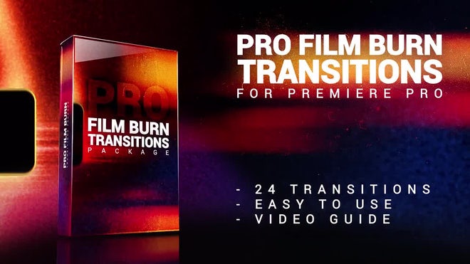 Photo of PRO Film Burn Transitions Pack – Motionarray 1580768