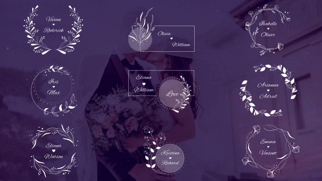 Photo of Wedding Titles – Motionarray 1600493