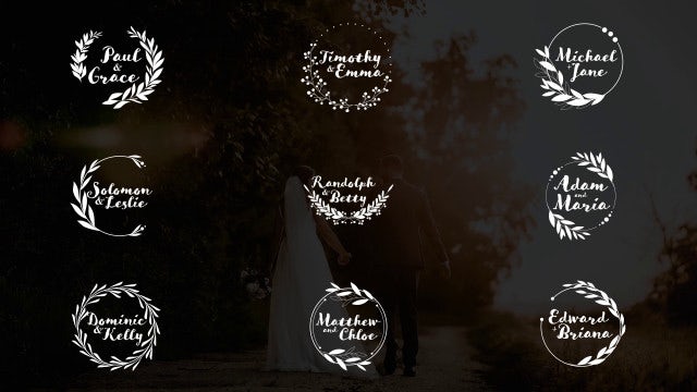 Photo of Wedding Wreath Titles – Motionarray 1402226