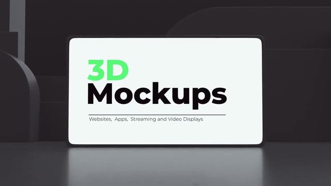 Photo of 3D Screen Mockups – Motionarray 1646253