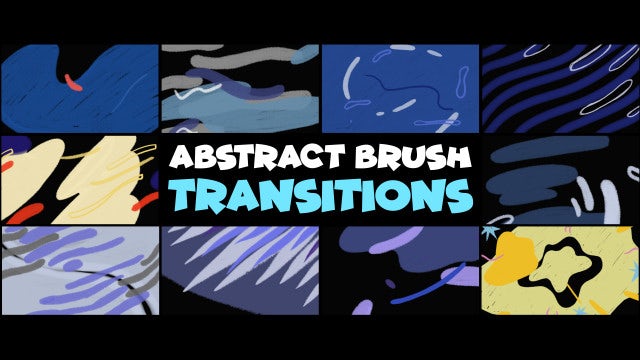Photo of Abstract Brush Transitions – Motionarray 1651812