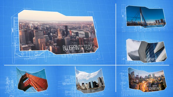 Photo of Blueprint Tech Slideshow – Videohive 14082236