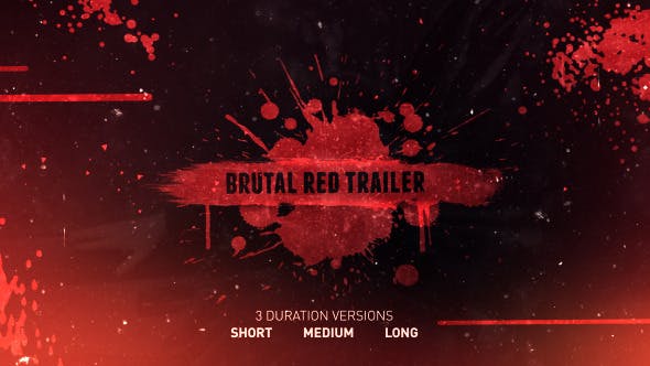Photo of Brutal Red Trailer – Videohive 11274906