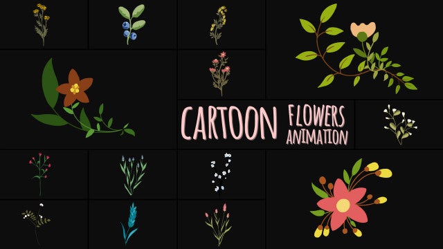 Photo of Cartoon Flowers Animations – Motionarray 1634634