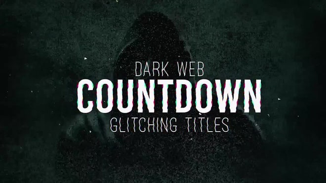 Photo of Dark Web Countdown Glitching Titles – Motionarray 1606384