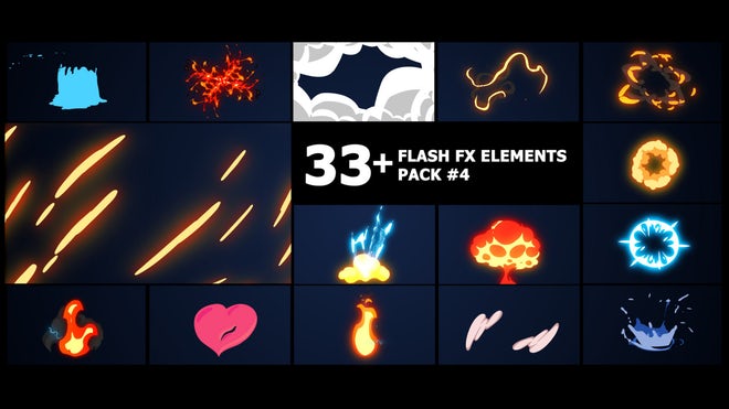 Photo of Flash FX Elements Pack 04 – Motionarray 1241385