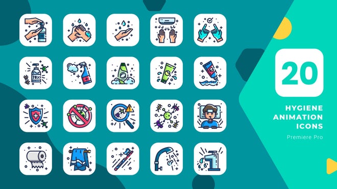 Photo of Hygiene Animation Icons – Motionarray 1221102