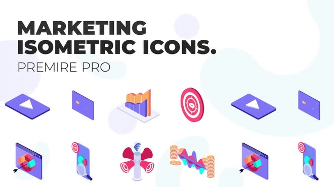 Photo of Marketing – Isometric  Icons – Motionarray 1162537