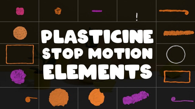 Photo of Plasticine Stop Motion Elements – Motionarray 1641293