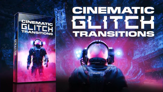 Photo of PRO Cinematic Glitch Transitions Pack – Motionarray 1631133