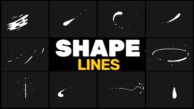 Photo of Shape Lines Elements – Motionarray 1213640