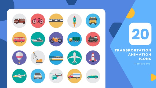 Photo of Transportation Animation Icons – Motionarray 1219719