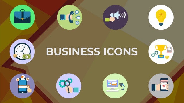 Photo of Animated Business Icons – Motionarray 1662887