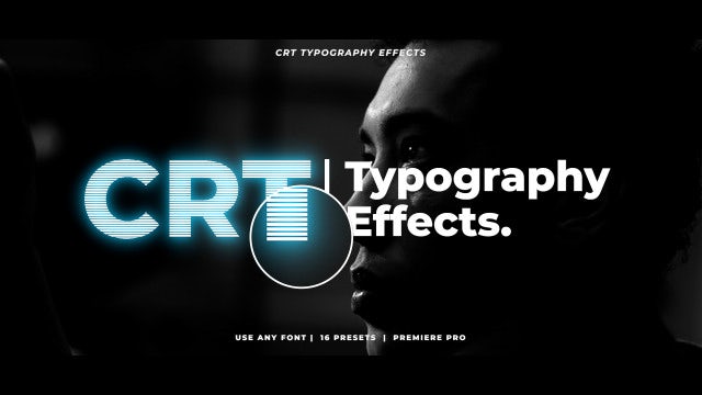 Photo of CRT Typography Effects – Motionarray 1653959