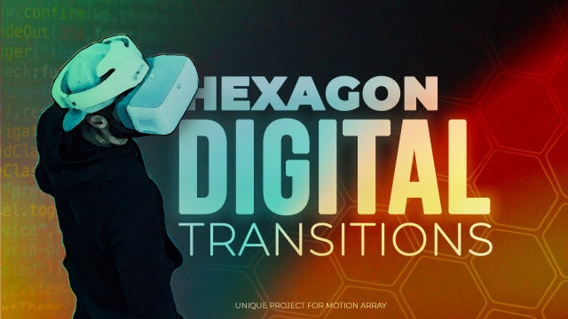 Photo of Hexagon Digital Transitions – Motionarray 1689929