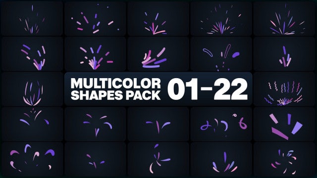 Photo of Multicolor Shapes – Motionarray 1674401