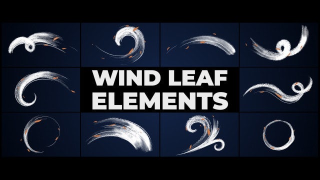 Photo of Wind Leaf Elements – Motionarray 1682155