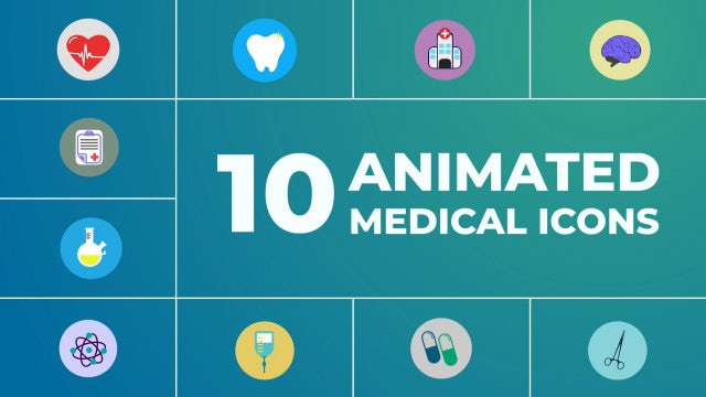 Photo of Animated Medical Icons – Motionarray 1740515