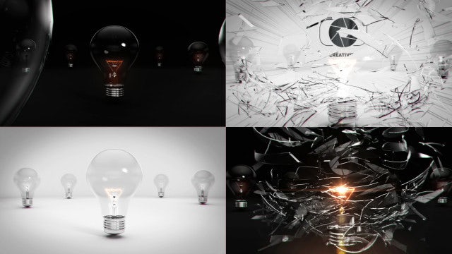 Photo of Exploding Light Bulb Logo Reveals – Motionarray 1722503