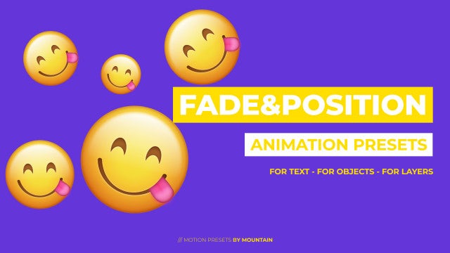 Photo of Fade Position Preset Animation – Motionarray 1749038