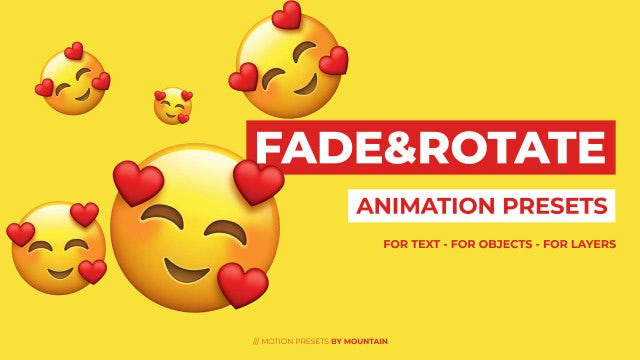 Photo of Fade Rotate Motion Presets Animations – Motionarray 1749239