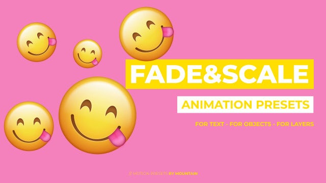 Photo of Fade Scale Motion Preset Animations – Motionarray 1749252